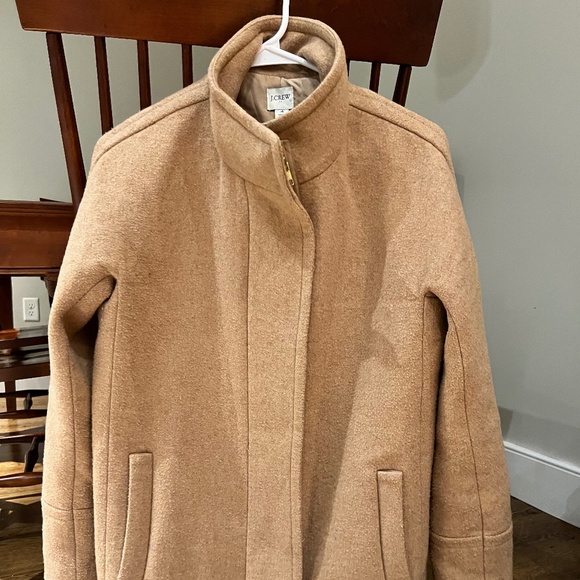 Jcrew camel coat size 4 - Picture 1 of 4